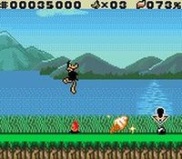une photo d'Ã©cran de Daffy Duck - Un Tresor de Canard sur Nintendo Game Boy Color